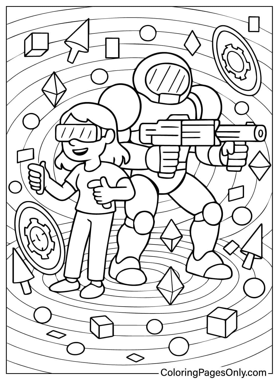 30+ Science Fiction Coloring Pages Free Printable PDF & Online Coloring