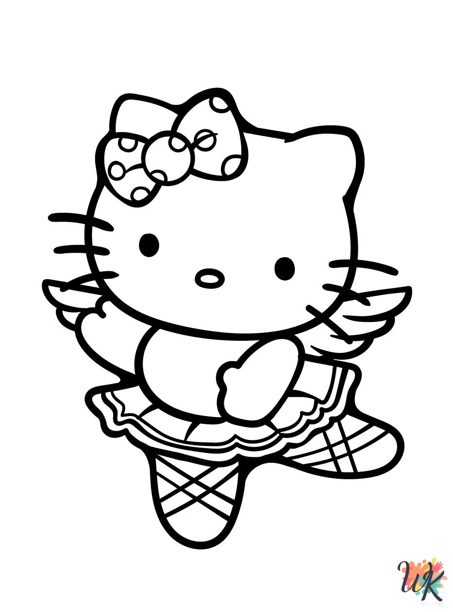 Hello Kitty Coloring Pages For Kids ColoringPagesWK