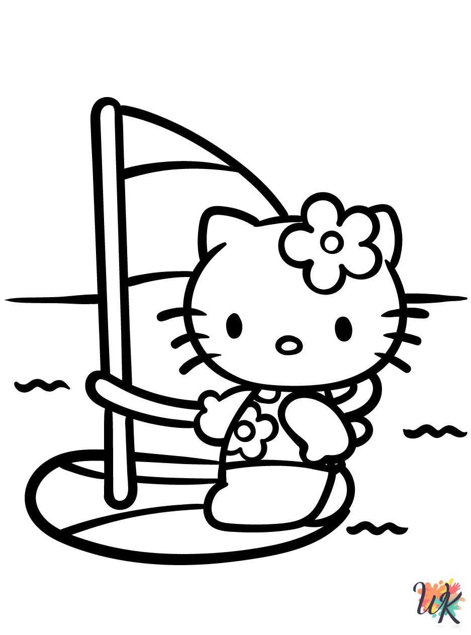 Hello Kitty Coloring Pages For Kids ColoringPagesWK