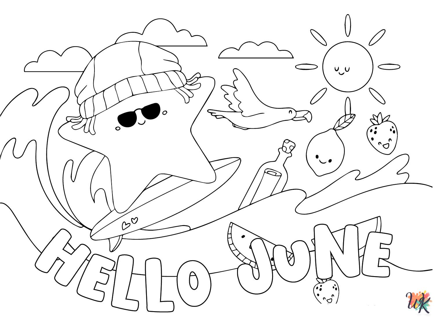 16 June Coloring Pages For Kids