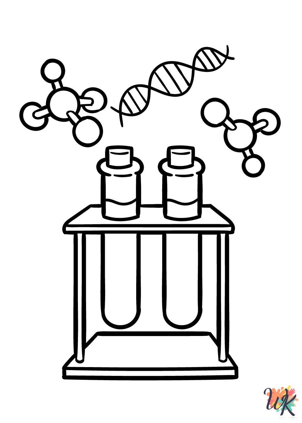 9 Science Coloring Pages For Kids