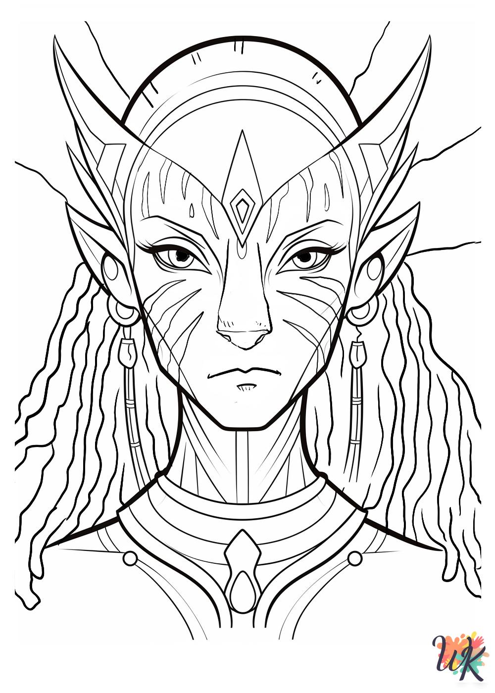 15 Avatar Coloring Pages For Kids Fun And Creative For Kids
