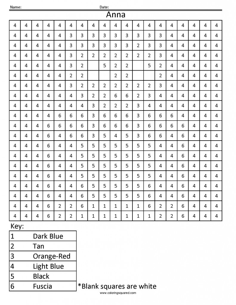 Super Hard Color By Number Printables