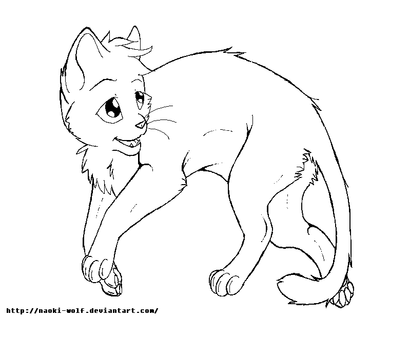Warrior cat coloring pages to download and print for free