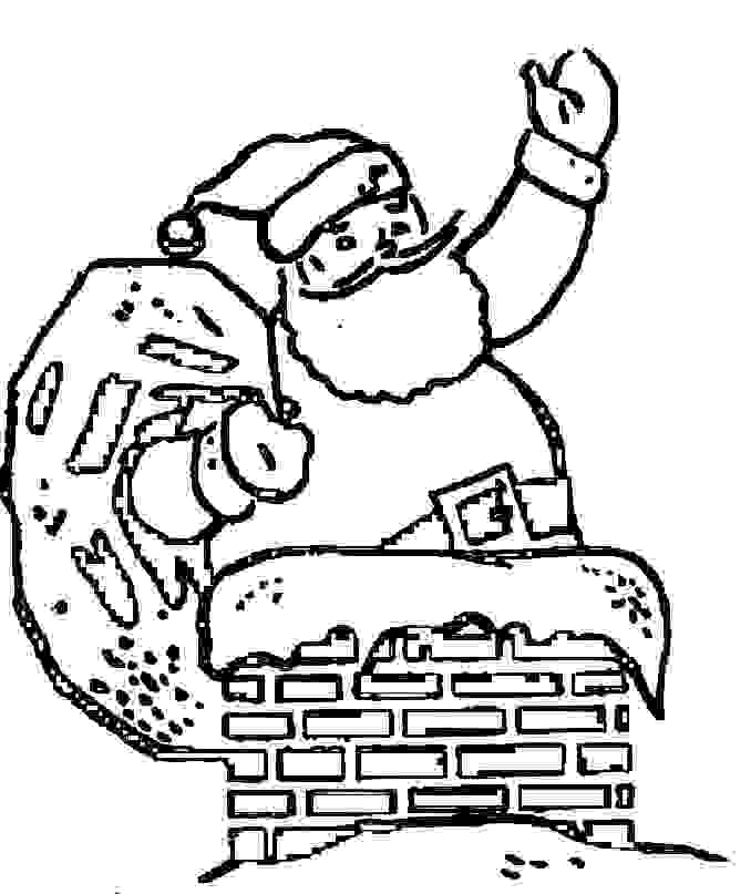 Christmas chimneys coloring pages download and print for free