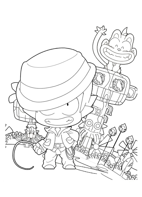 WakFu Coloring Pages to download and print for free
