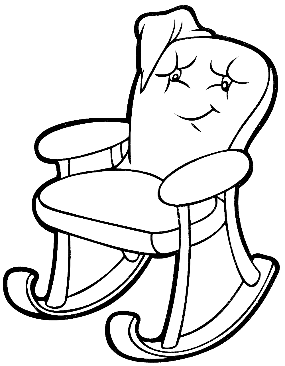 Chair coloring page ♥ for kids Online or Printable for Free!