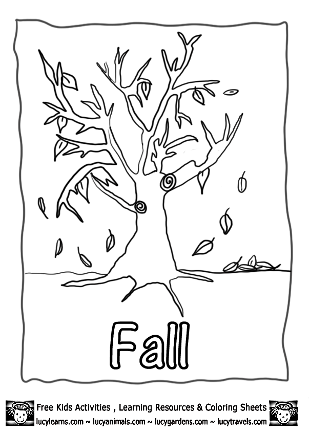 fall leaves coloring sheets