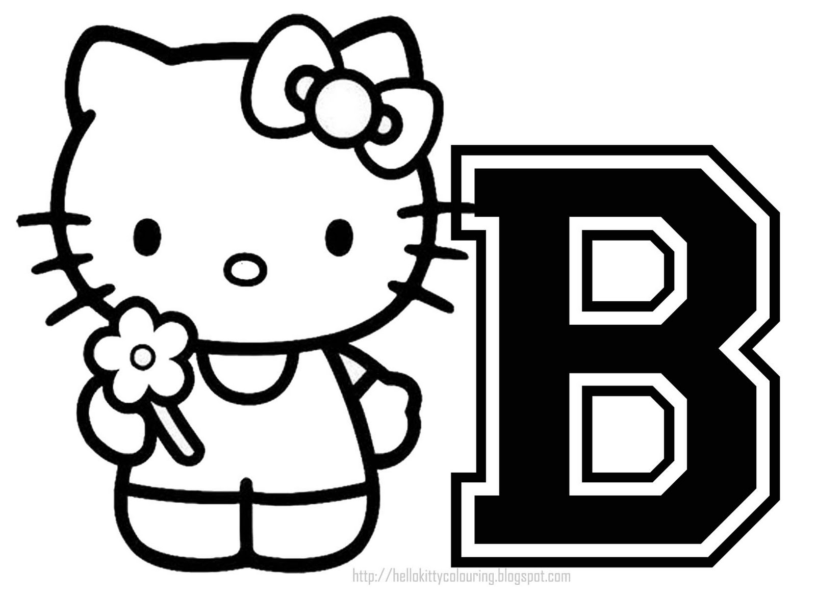 Hello Kitty Birthday Coloring Pages