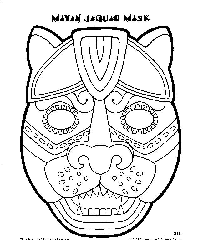 Aztec coloring pages to download and print for free