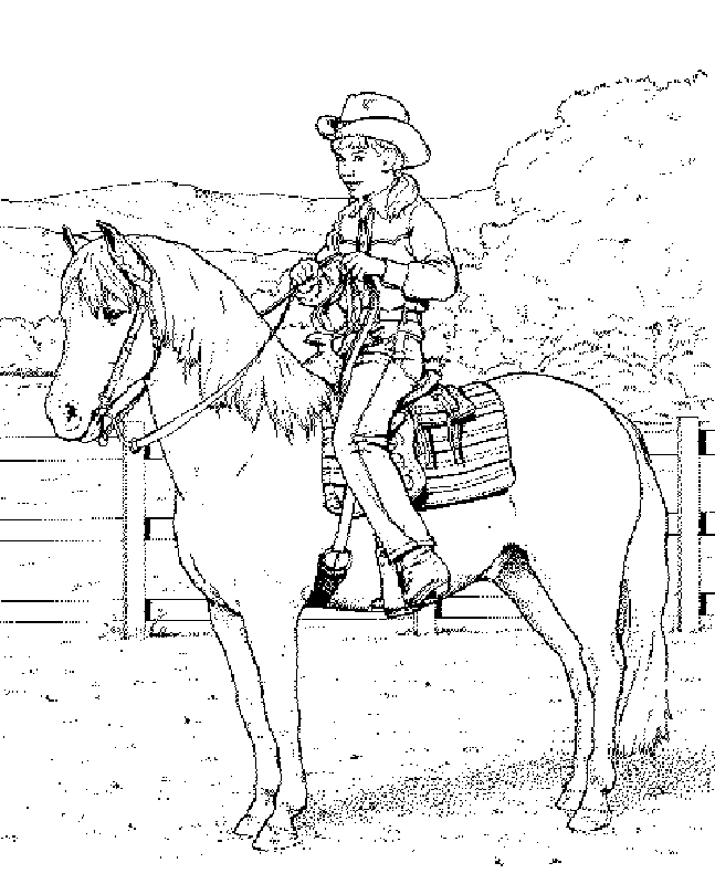 Realistic horse coloring pages to download and print for free