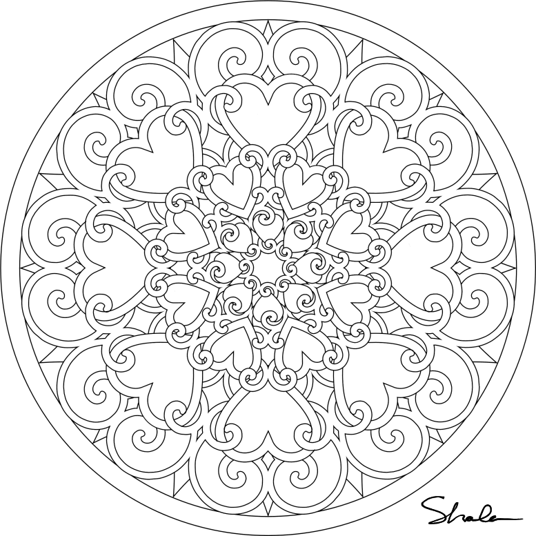Coloring Pages “MANDALA” Graphic by MMcatsdesign  Creative Fabrica
