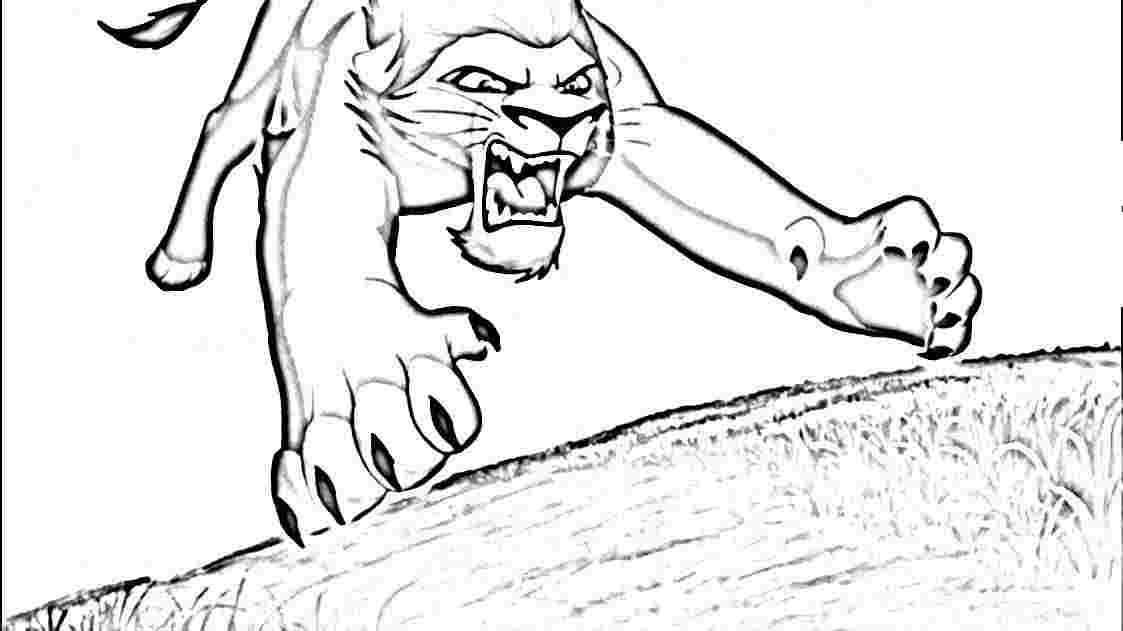 Lion King Zira Pages Coloring Pages