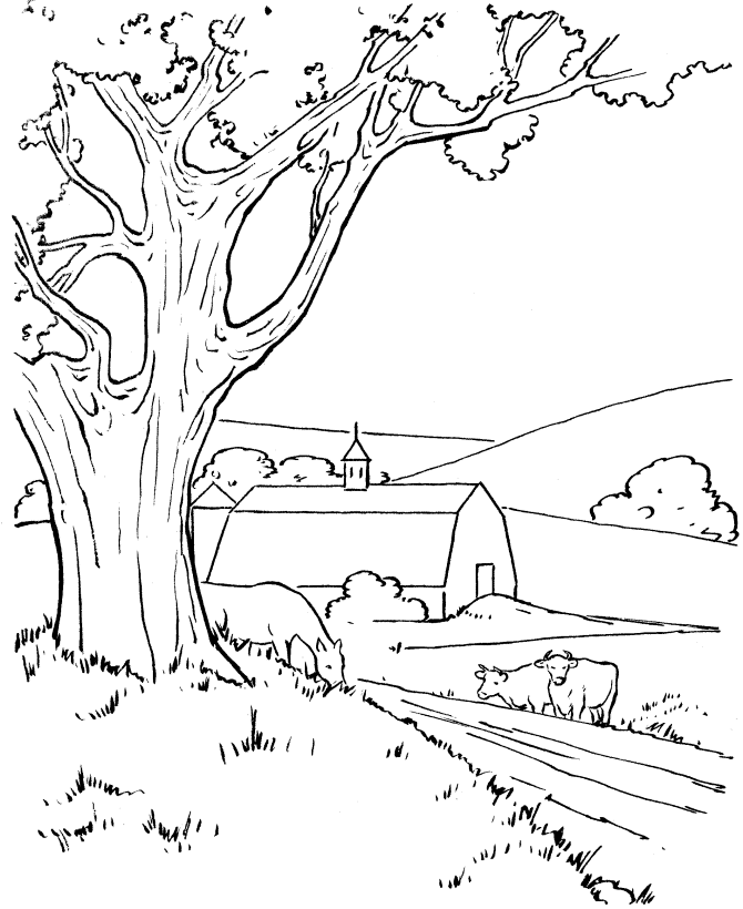 Farm coloring pages to download and print for free