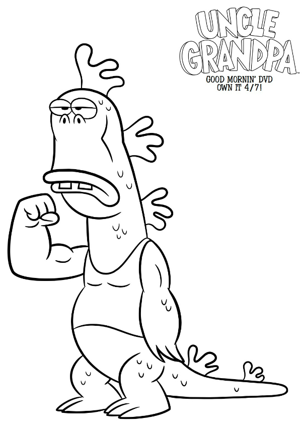 Uncle grandpa coloring pages download and print for free