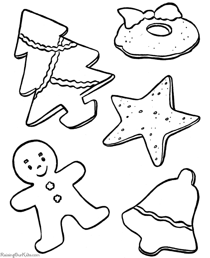 Christmas treats coloring pages download and print for free