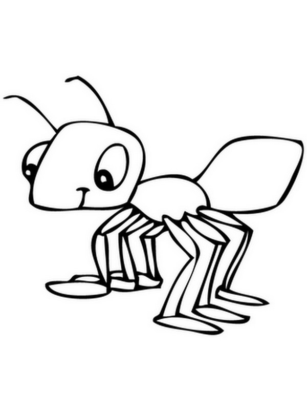 Cute Ant Coloring Pages for Kids Ashley Yeo