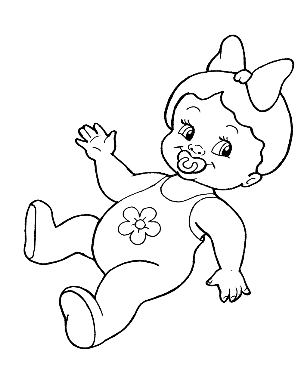 Doll coloring pages to download and print for free