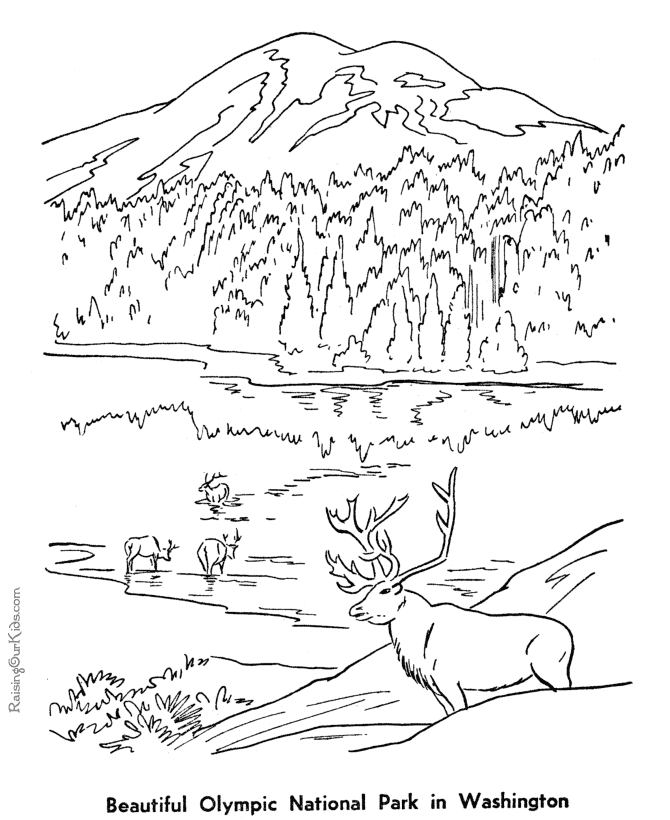 National monuments coloring pages download and print for free