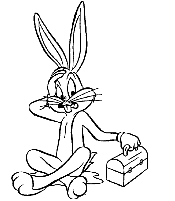 Bugs Bunny Coloring Pages to download and print for free
