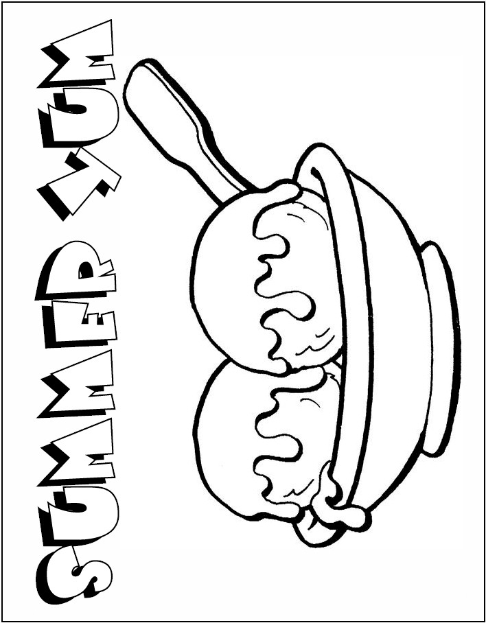 Ice cream parlor coloring pages download and print for free
