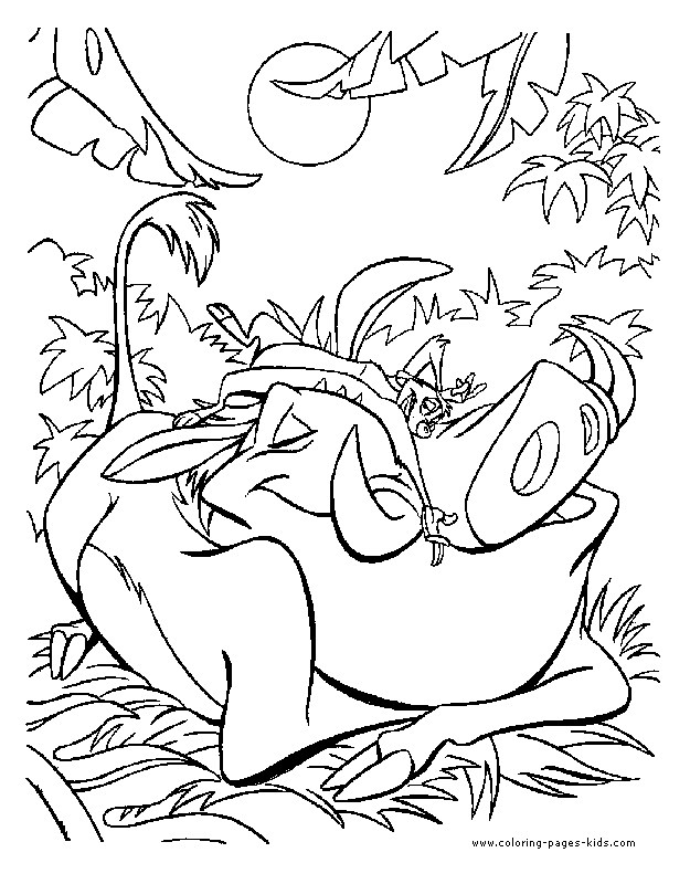 Free Printable Lion King Coloring Pages for Kids