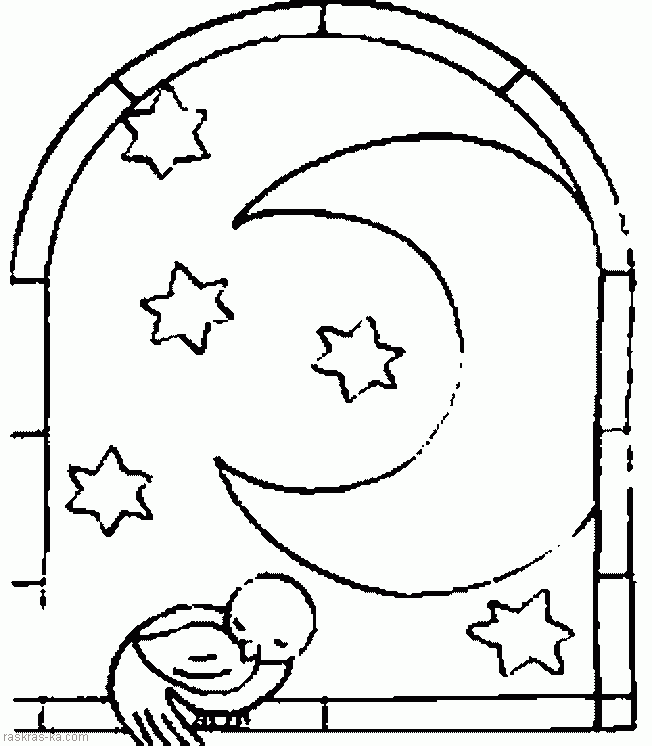 Star Coloring Pages for childrens printable for free