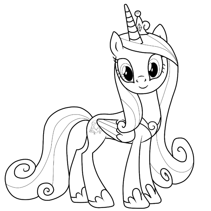 My Little Pony coloring pages for girls print for free or download