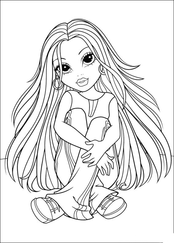 Moxie coloring pages for girls to print for free