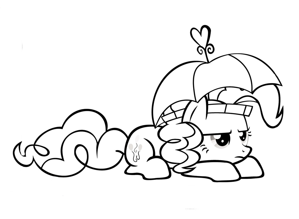 coloring pages pinkie pie
