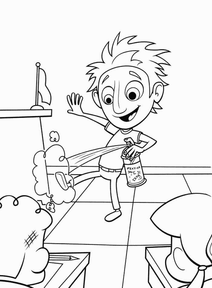 Cloudy With a Chance of Meatballs Coloring Pages