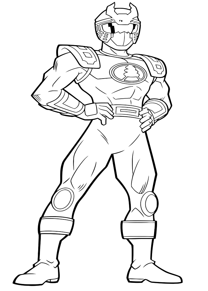 Power Rangers Samurai coloring pages for boys to print for free