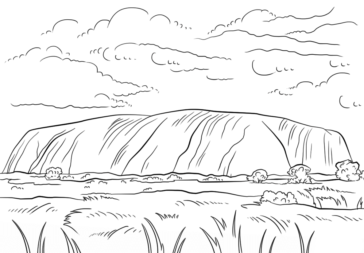 Australia coloring pages to download and print for free