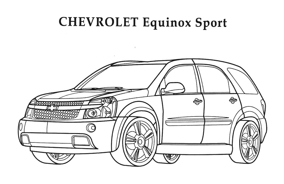 Chevrolet Coloring Pages to download and print for free