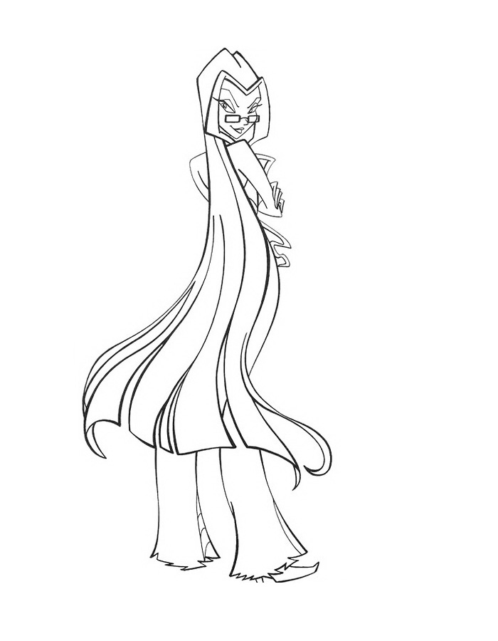 Of The Winx Club Trix Coloring Pages Coloring Pages