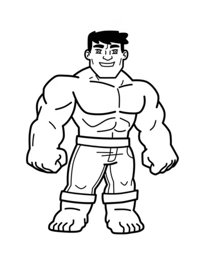 Hulk Coloring Pages (Free Printable PDF)
