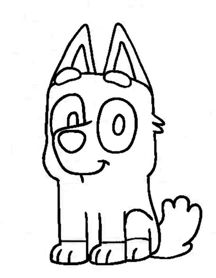 Bluey Coloring Pages (Free Printable PDF)