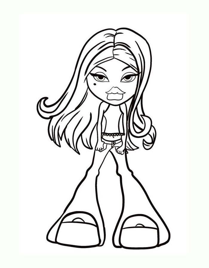 Bratz Coloring Pages (Free Printable PDF)