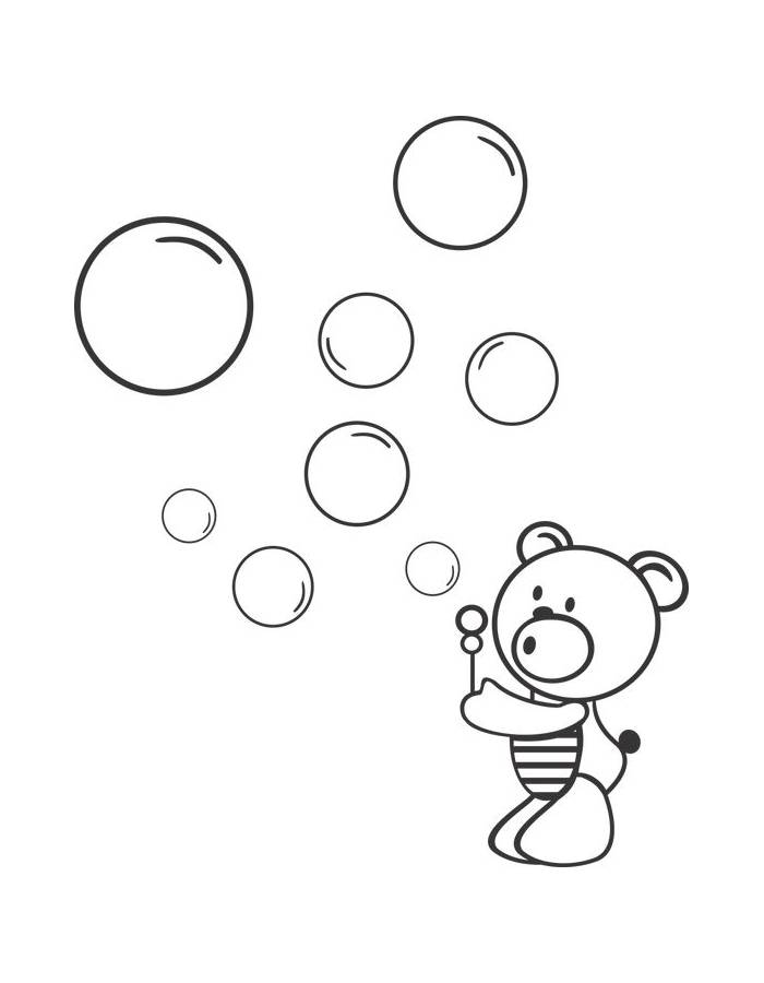 Bubbles Coloring Pages (Free Printable PDF)