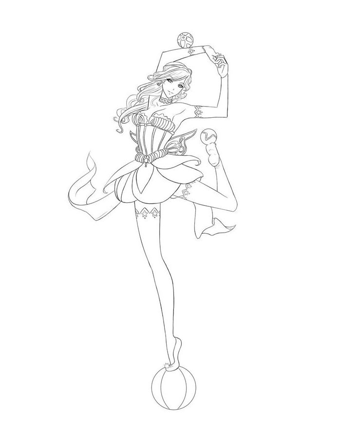 Printable Dance Coloring Page (Free Printable PDF)