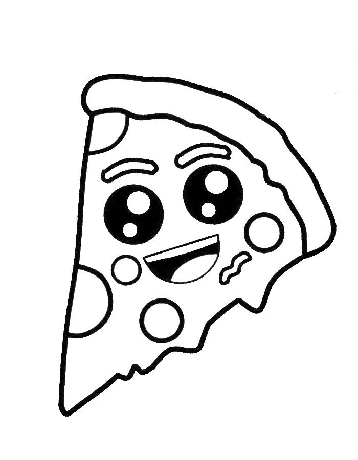 Pizza Coloring Pages (Free Printable PDF)