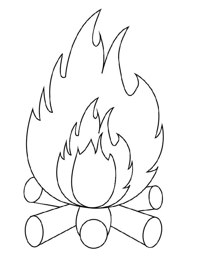 Fire Coloring Pages (Free Printable PDF)