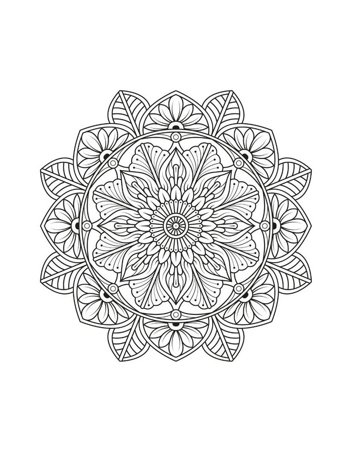 Zentangle Coloring Pages (Free Printable PDF)