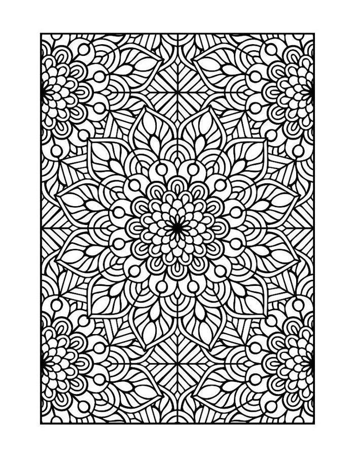 Difficult Coloring Pages Printable Pdf