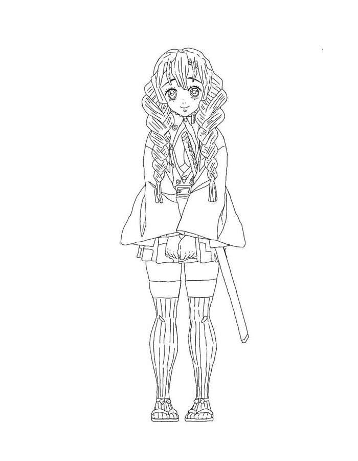 Demon Slayer Coloring Pages (Free Printable PDF)