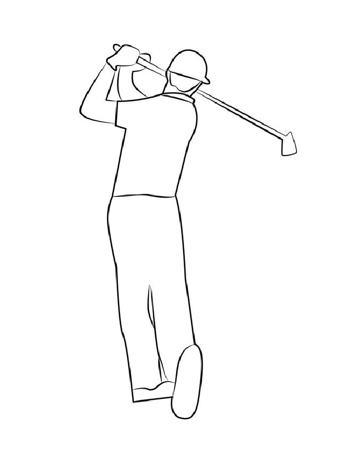 Golf Coloring Pages (Free Printable PDF)