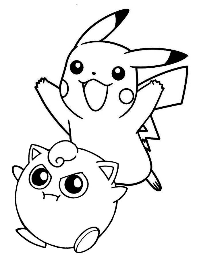 Jigglypuff Printable Coloring Page (Free Printable PDF)