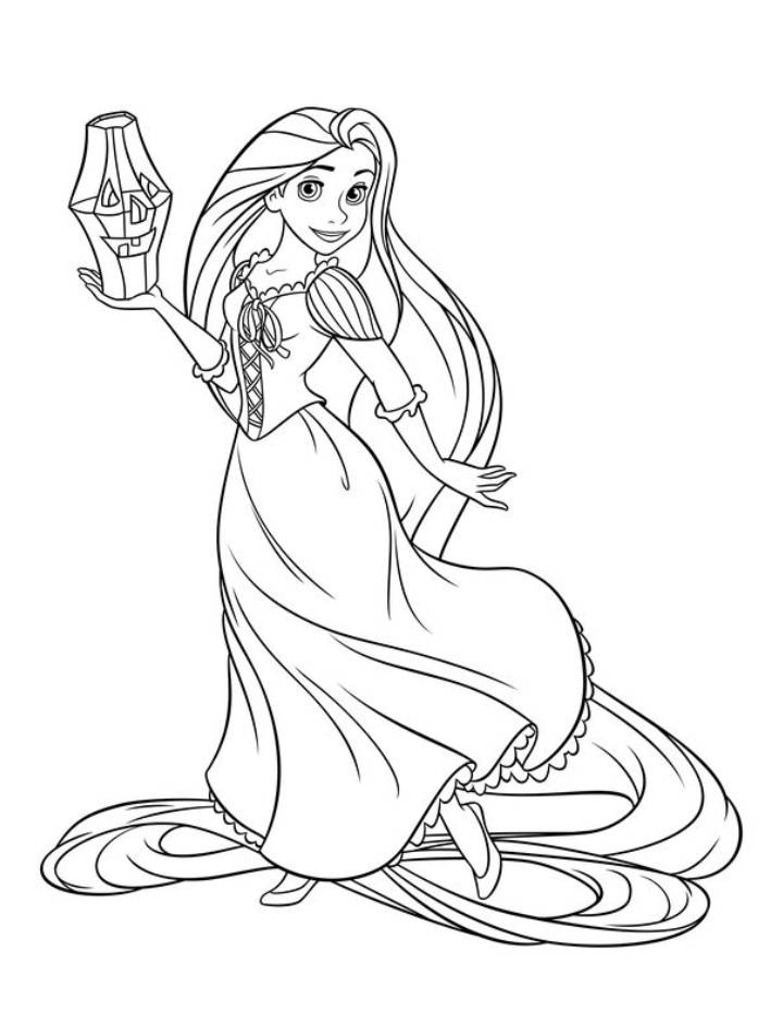 Rapunzel Coloring Pages (Free Printable PDF)
