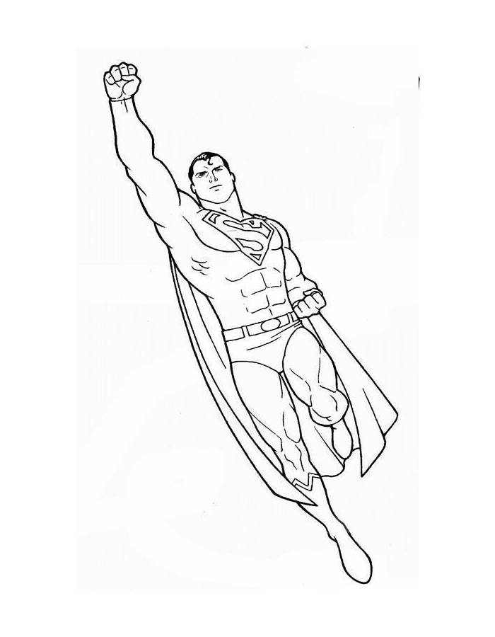 Superman Coloring Pages (Free Printable PDF)