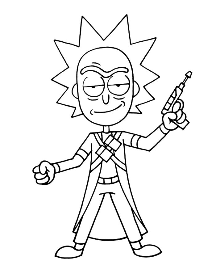 Rick And Morty Coloring Pages (Free Printable PDF) Rick And Morty Coloring Pages (Free Printable PDF)